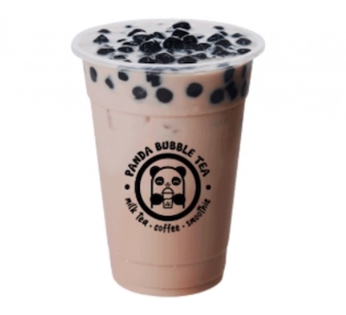 Chocolate milk tea with tapioca