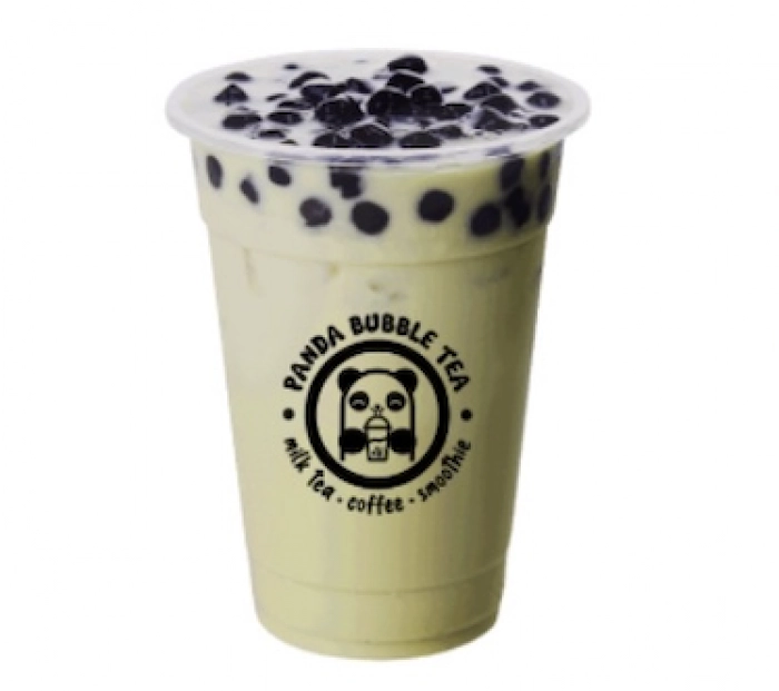 Jasmine tea with lychee boba