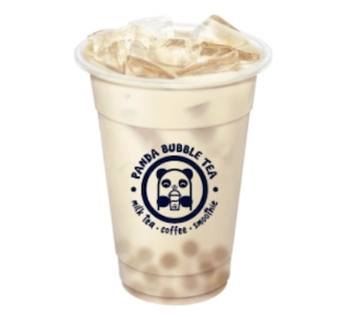 Almond milk tea with tapioca